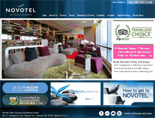 Tablet Screenshot of novoteltaipeiairport.com